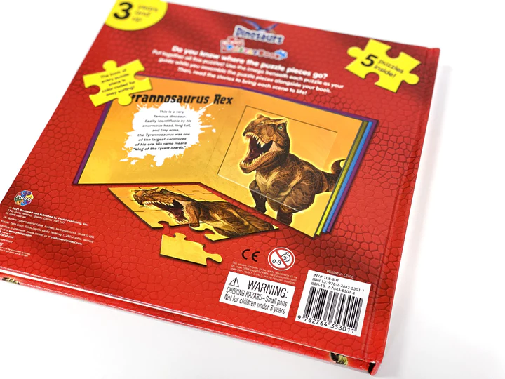 my first puzzle book: dinosaurs