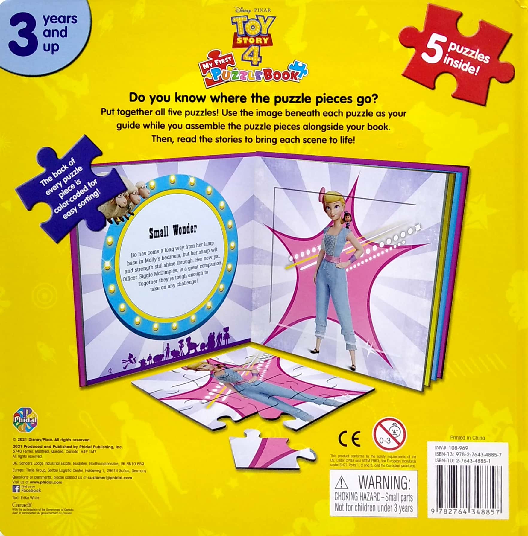 my first puzzle book: disney toy story 4