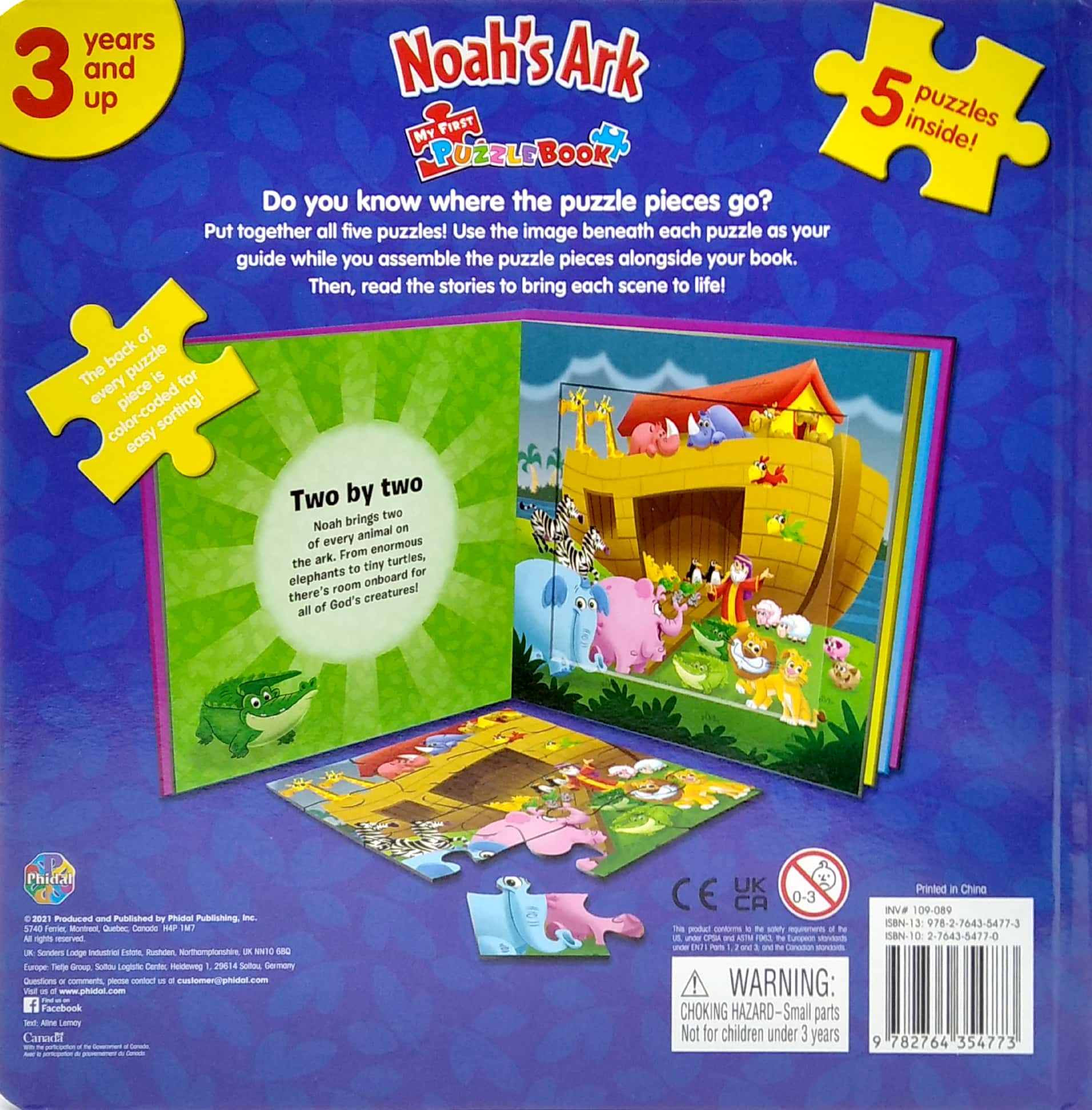 my first puzzle book: noah's ark