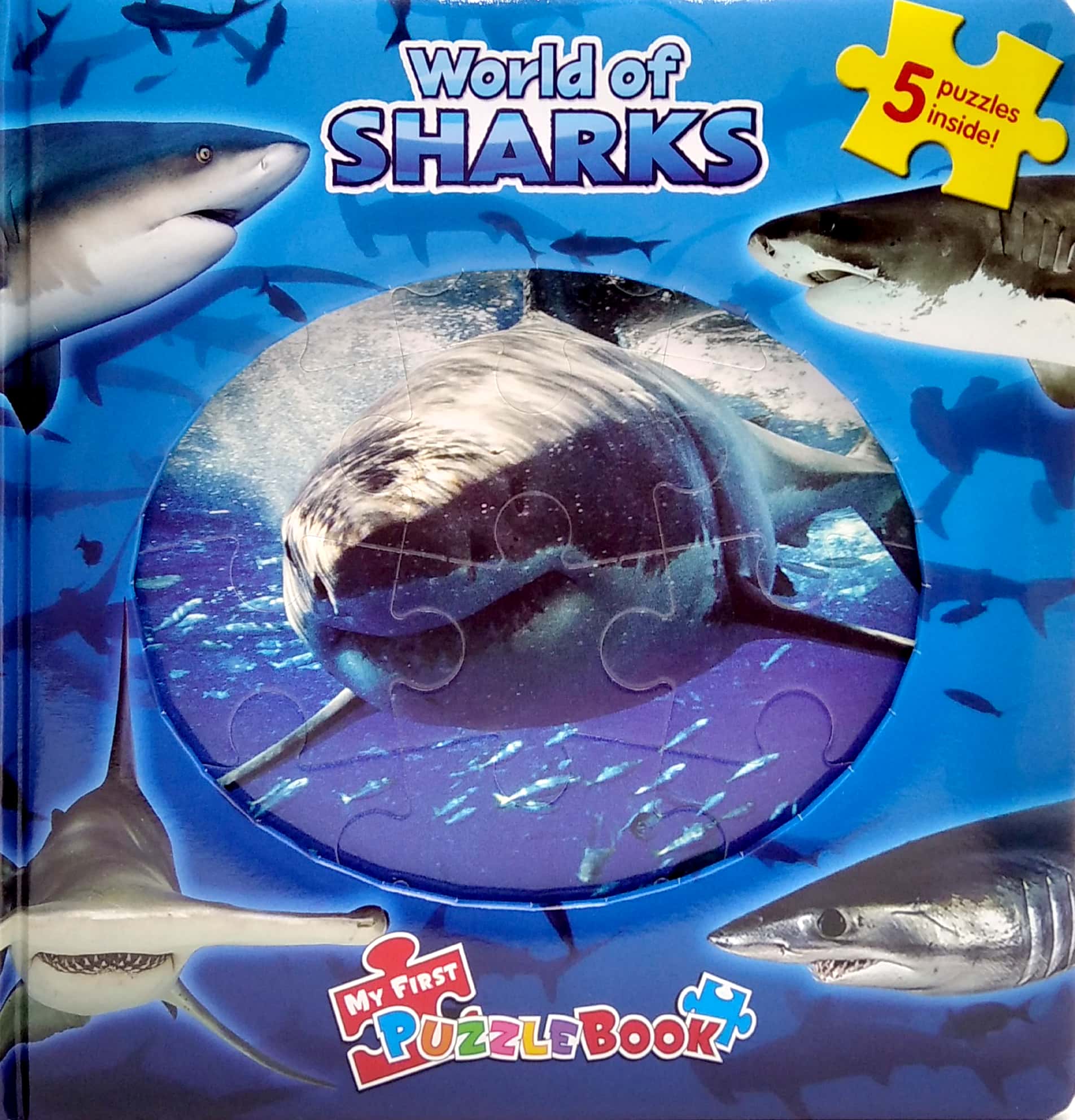 my first puzzle book: sharks