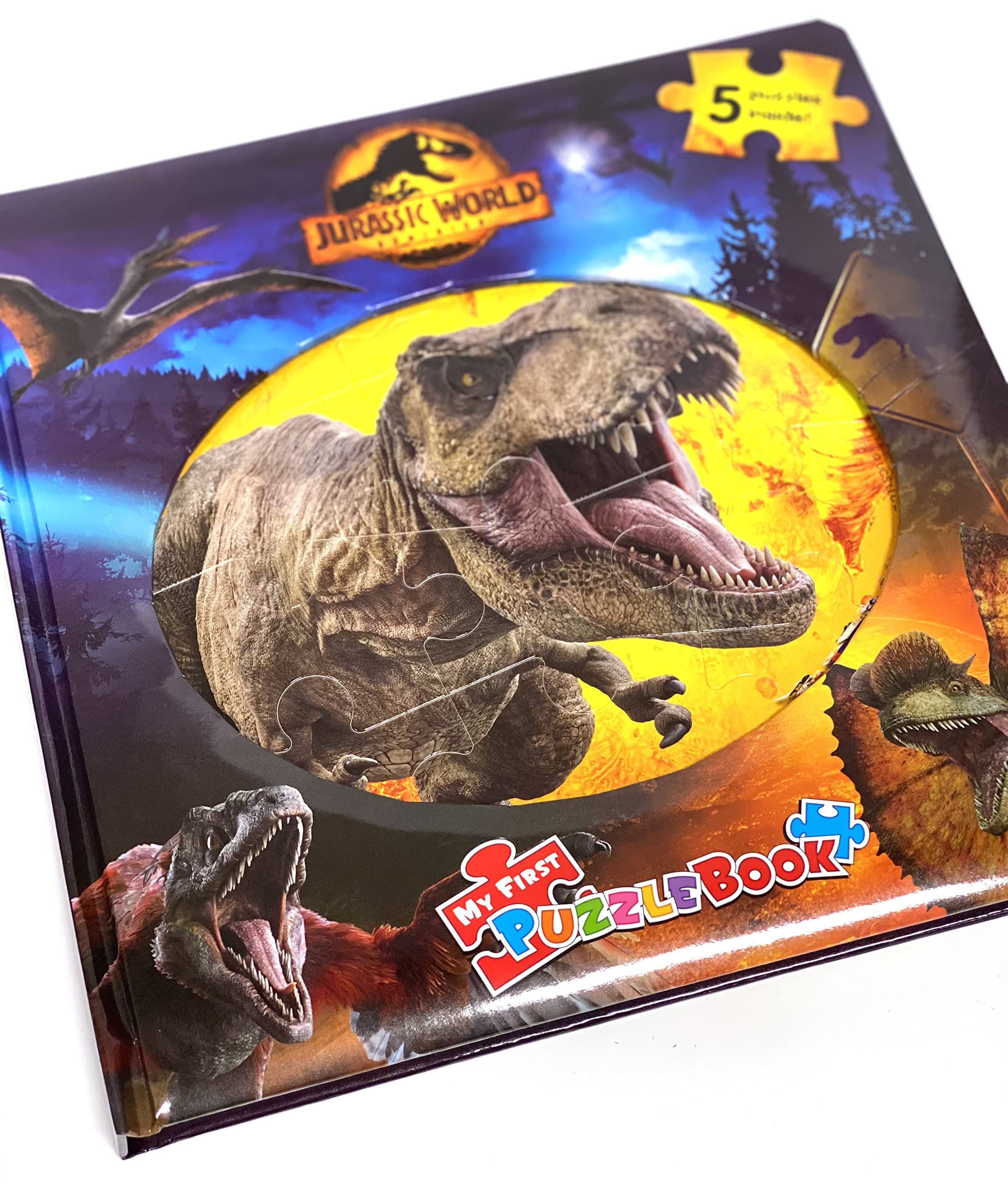my first puzzle book: universal jurassic world