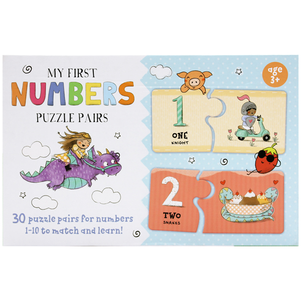 my first puzzle pairs: numbers