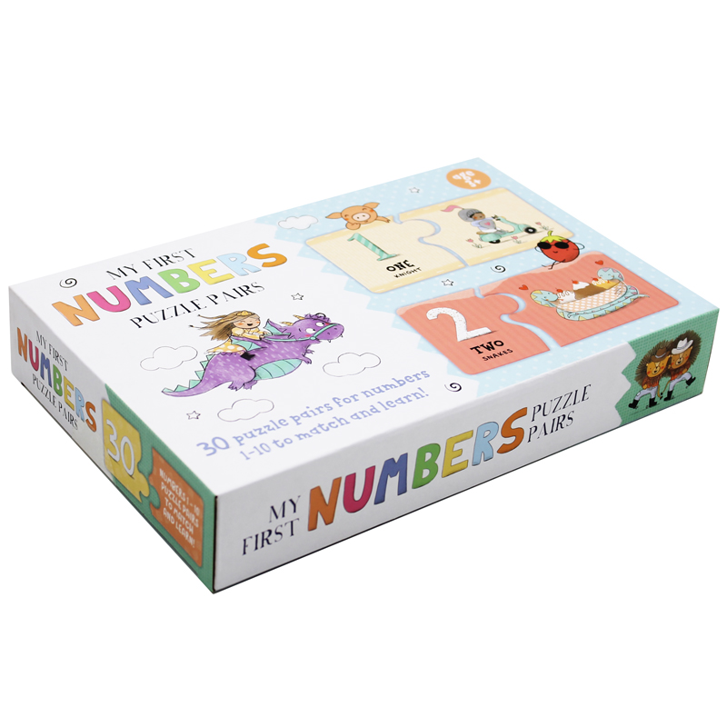 my first puzzle pairs: numbers