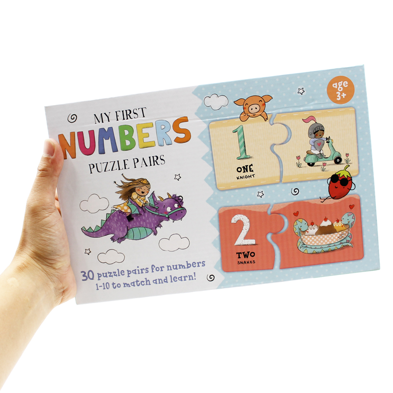 my first puzzle pairs: numbers