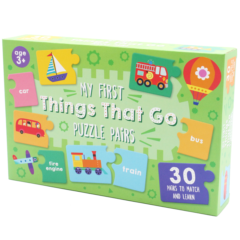 my first puzzle pairs: things that go
