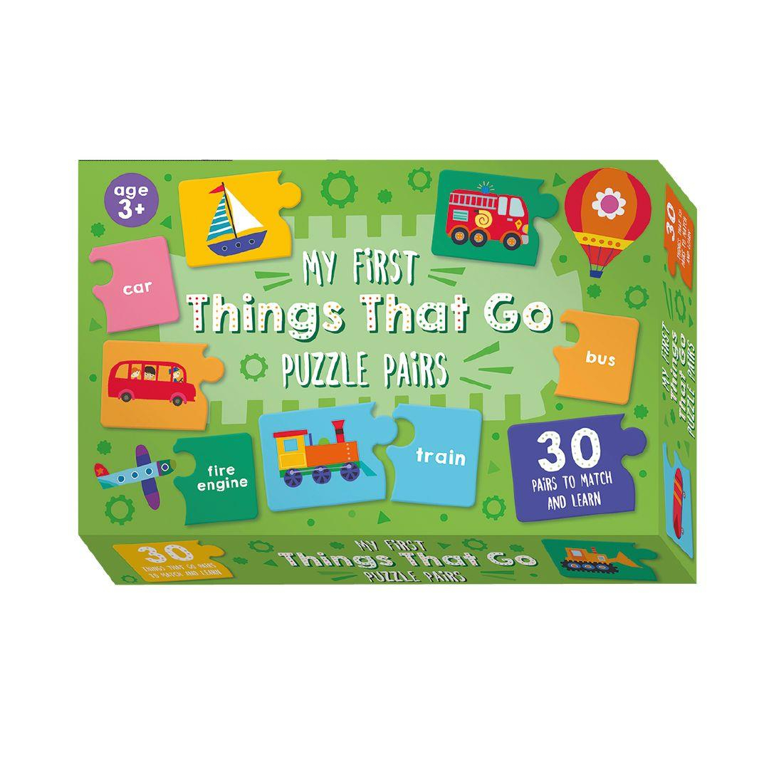 my first puzzle pairs: things that go