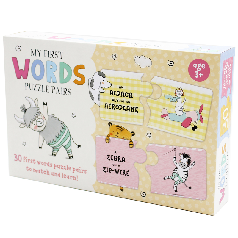 my first puzzle pairs: words