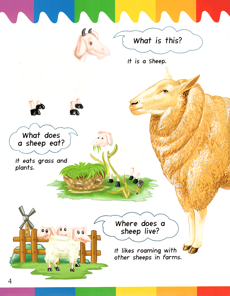 my first questions & answers - farm animals