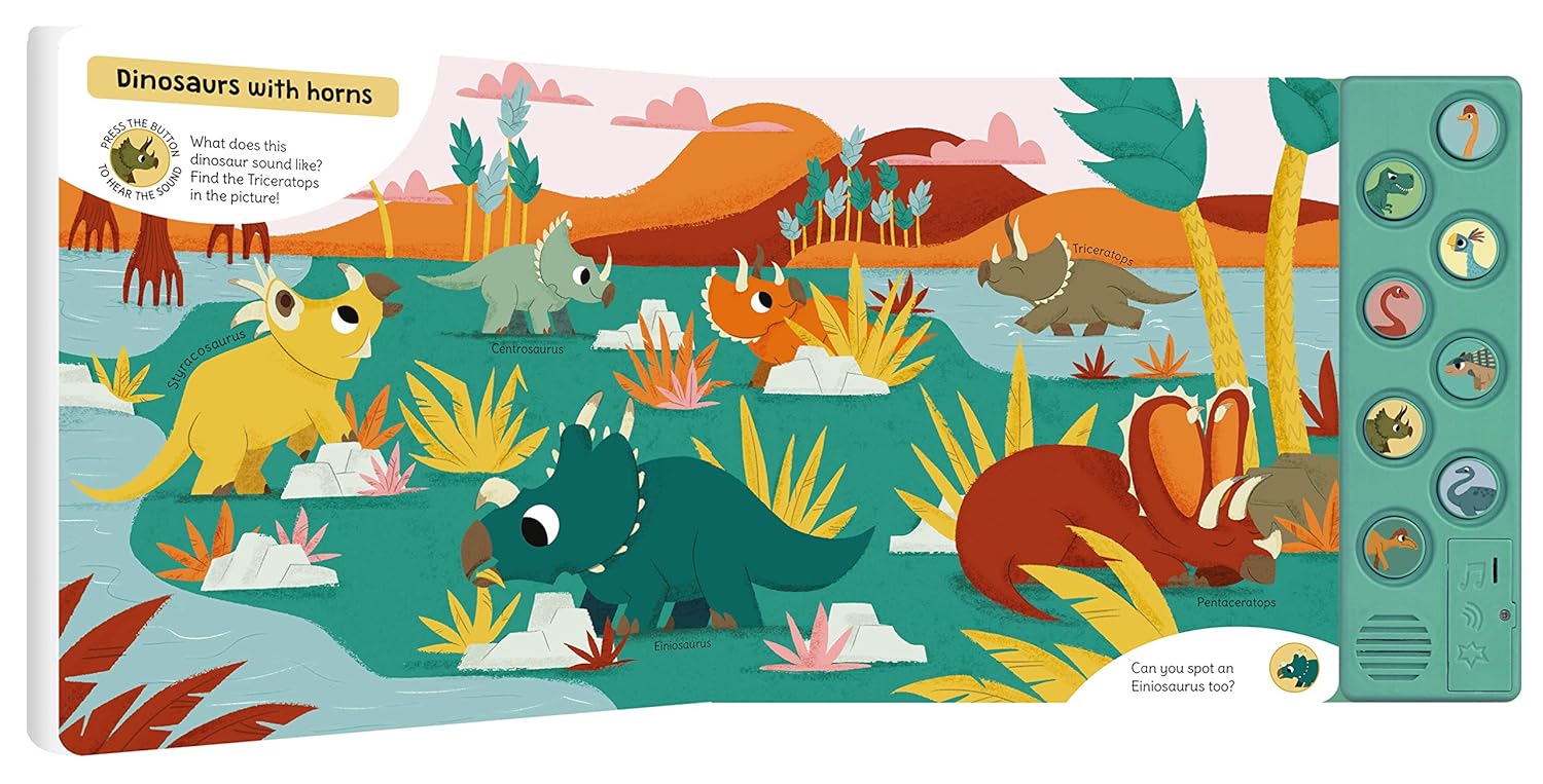 my first sound book: dinosaurs that roar, squawk and growl