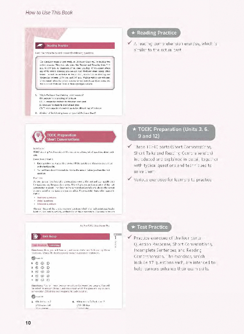 my first toeic class - starter plus