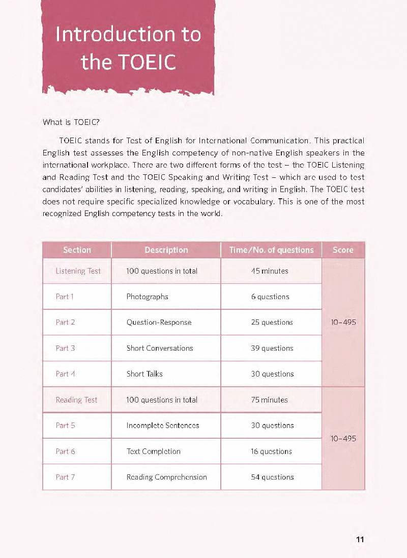 my first toeic class - starter plus