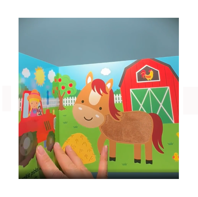 my first touch & feel board book - on the farm