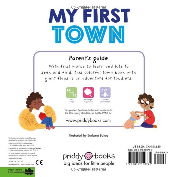 my first town: a flap book