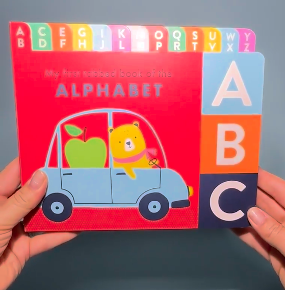 my frist tabbed book of the alphabet - abc