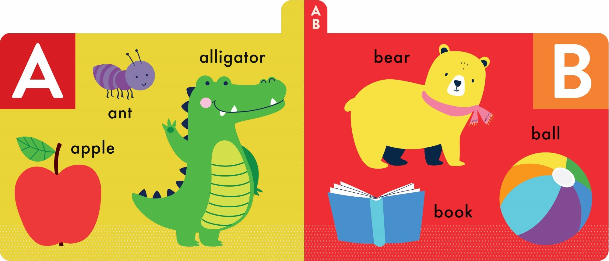 my frist tabbed book of the alphabet - abc