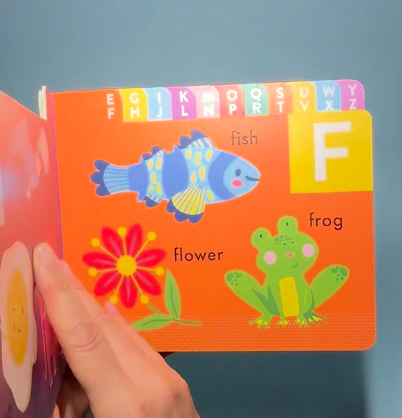 my frist tabbed book of the alphabet - abc