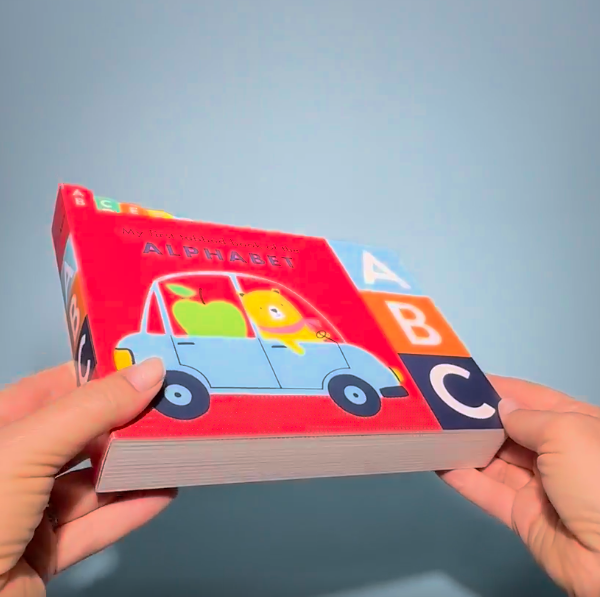 my frist tabbed book of the alphabet - abc