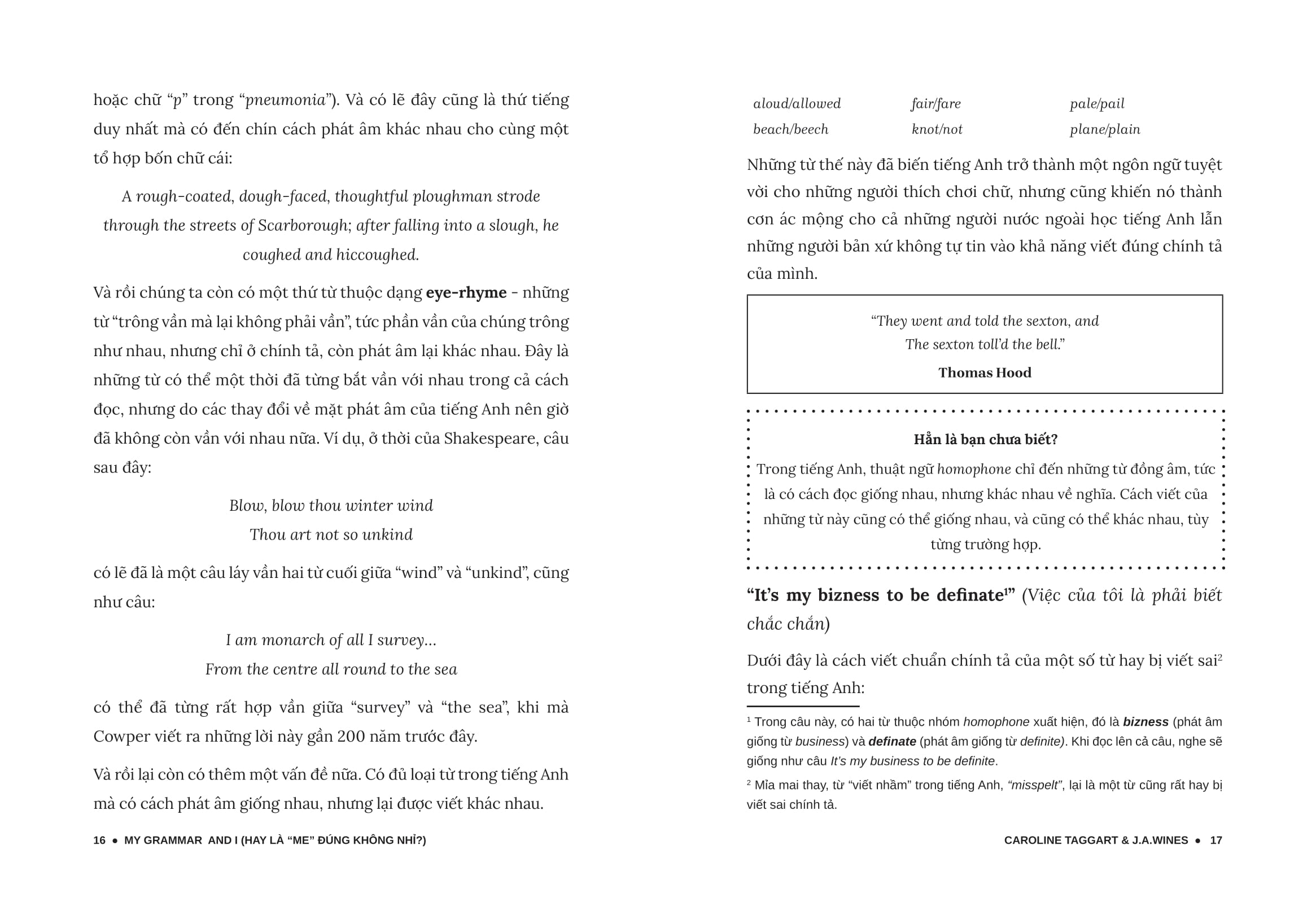 my grammar and i - lý thuyết