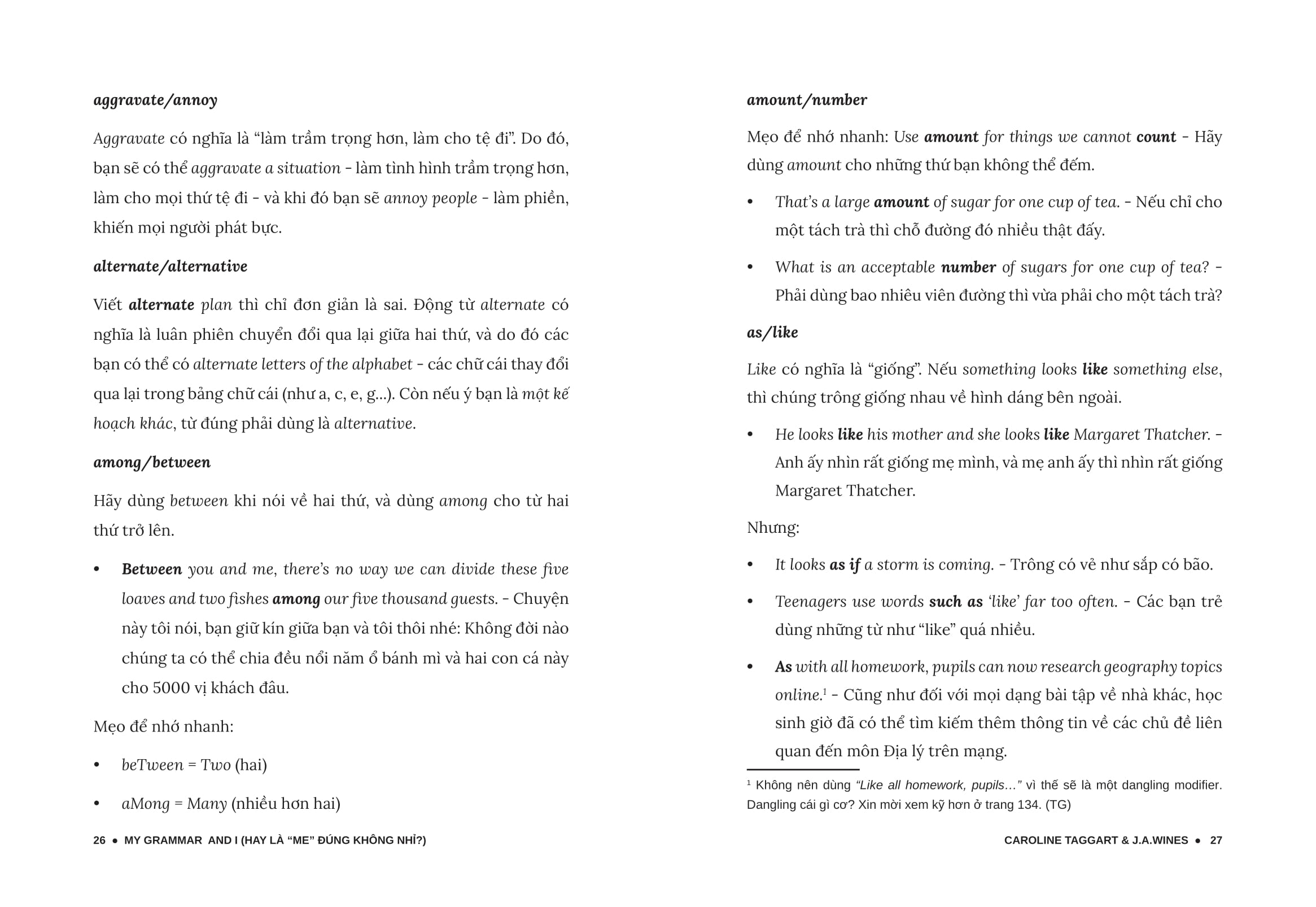 my grammar and i - lý thuyết