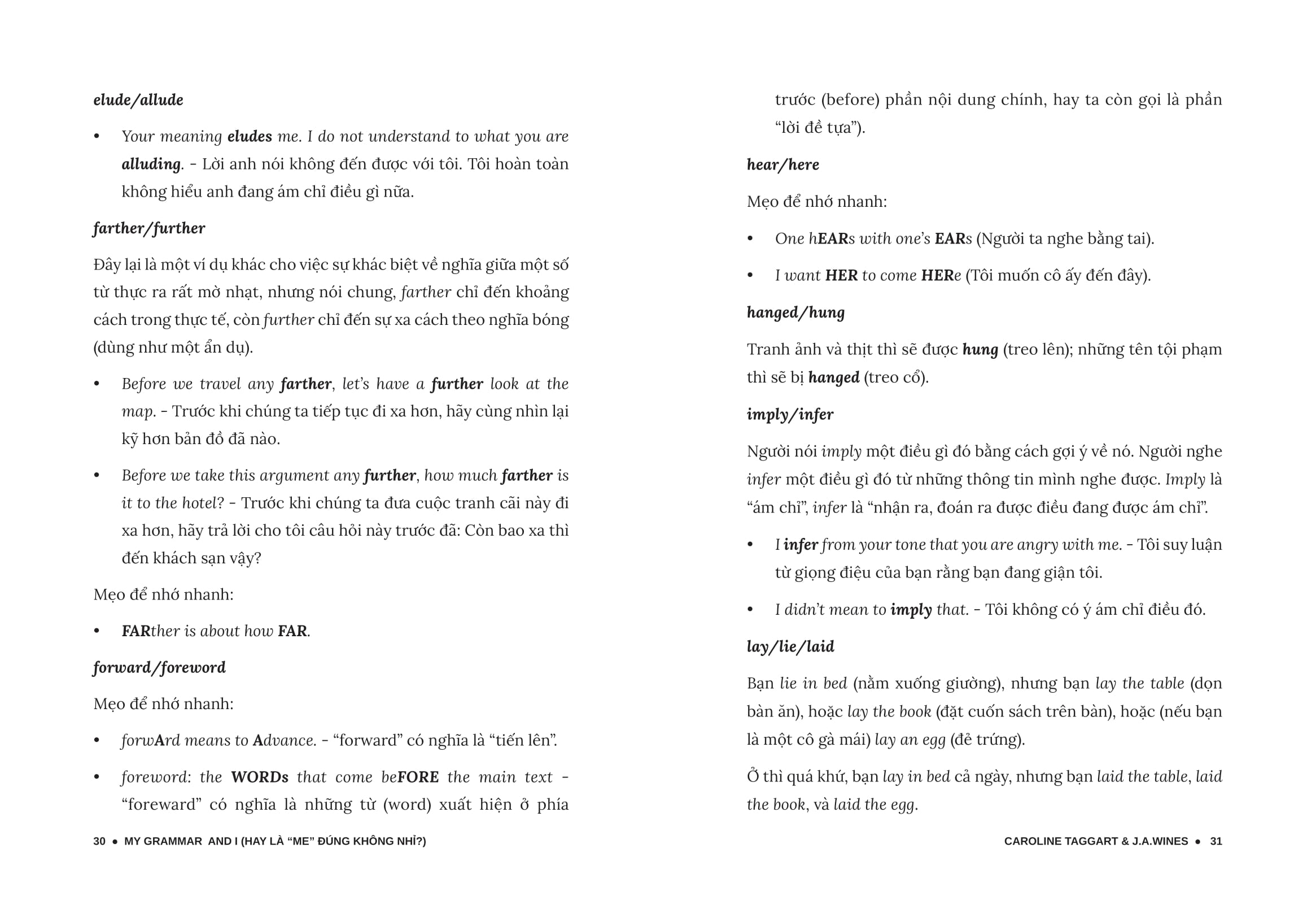 my grammar and i - lý thuyết