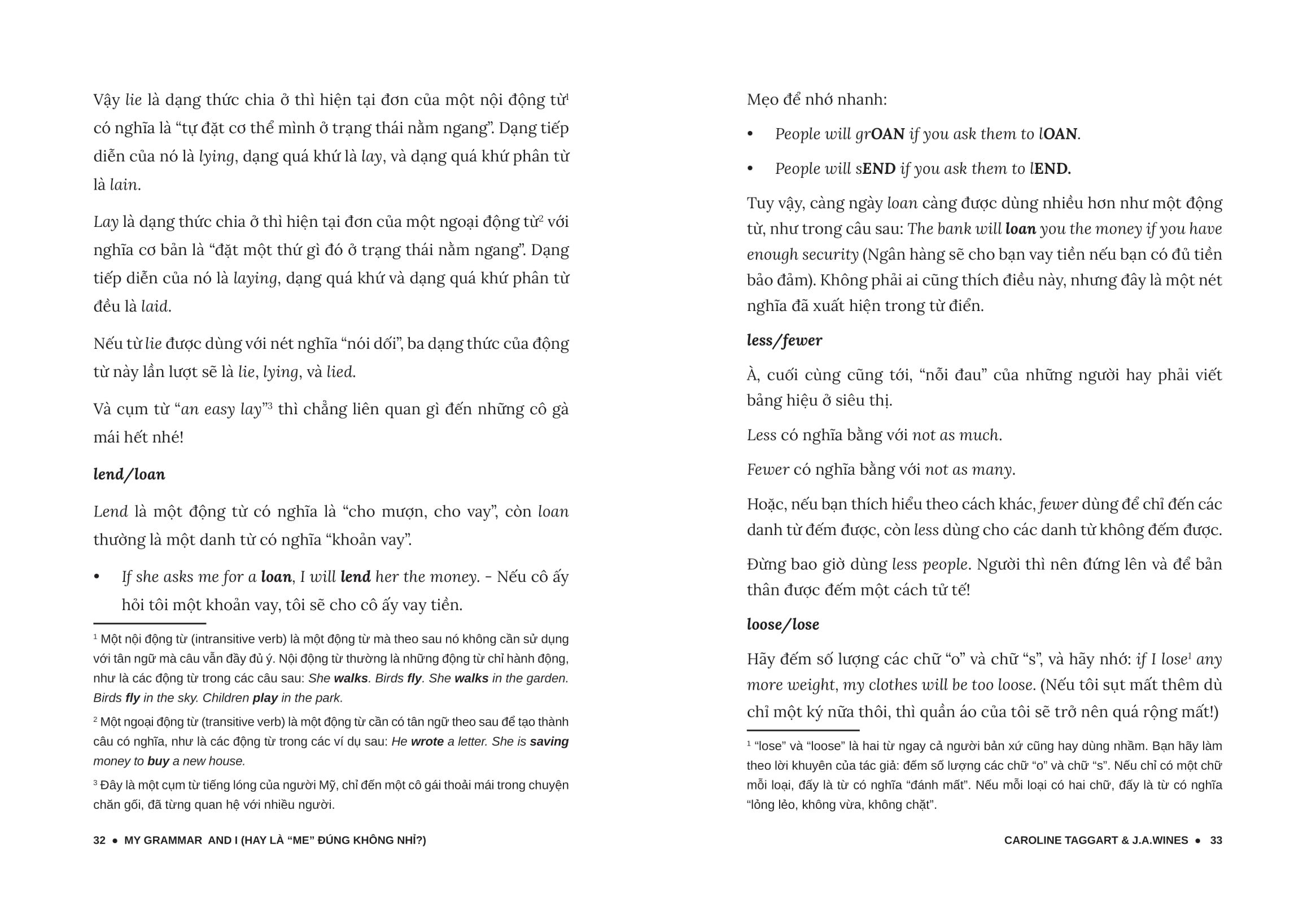 my grammar and i - lý thuyết