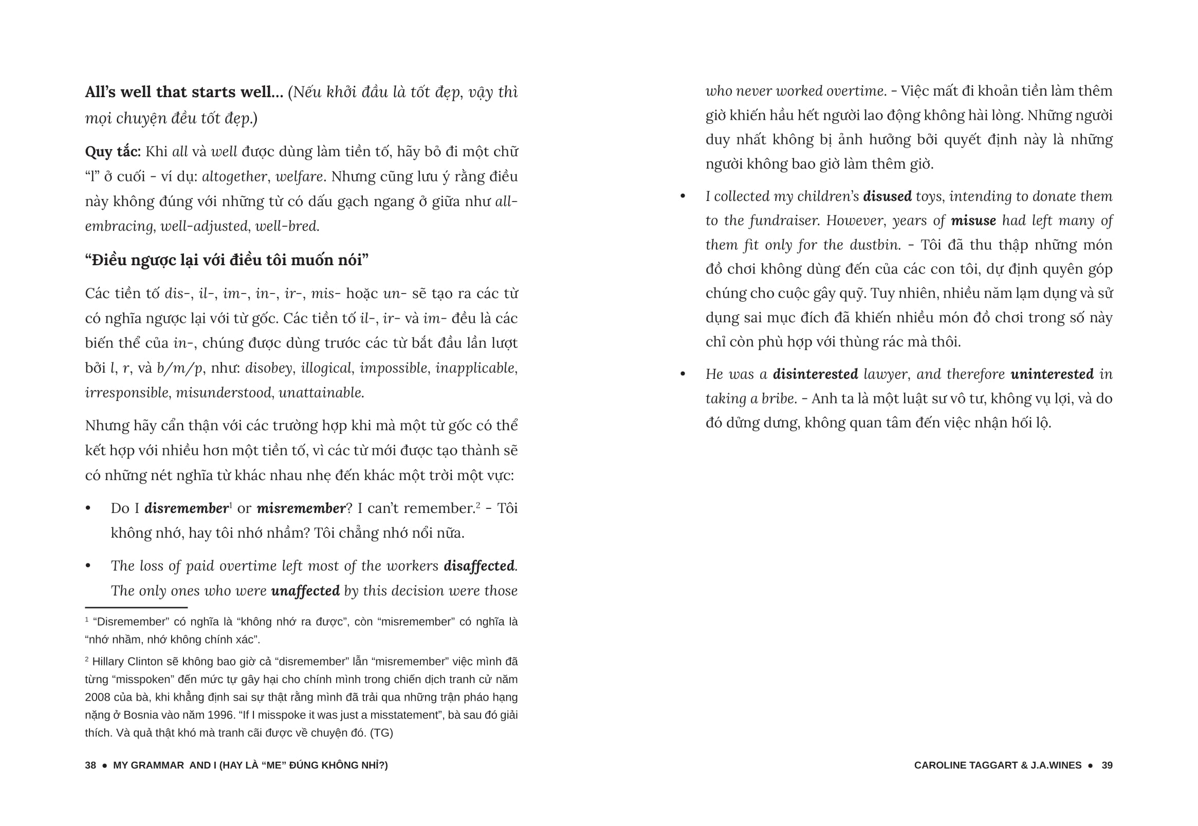 my grammar and i - lý thuyết