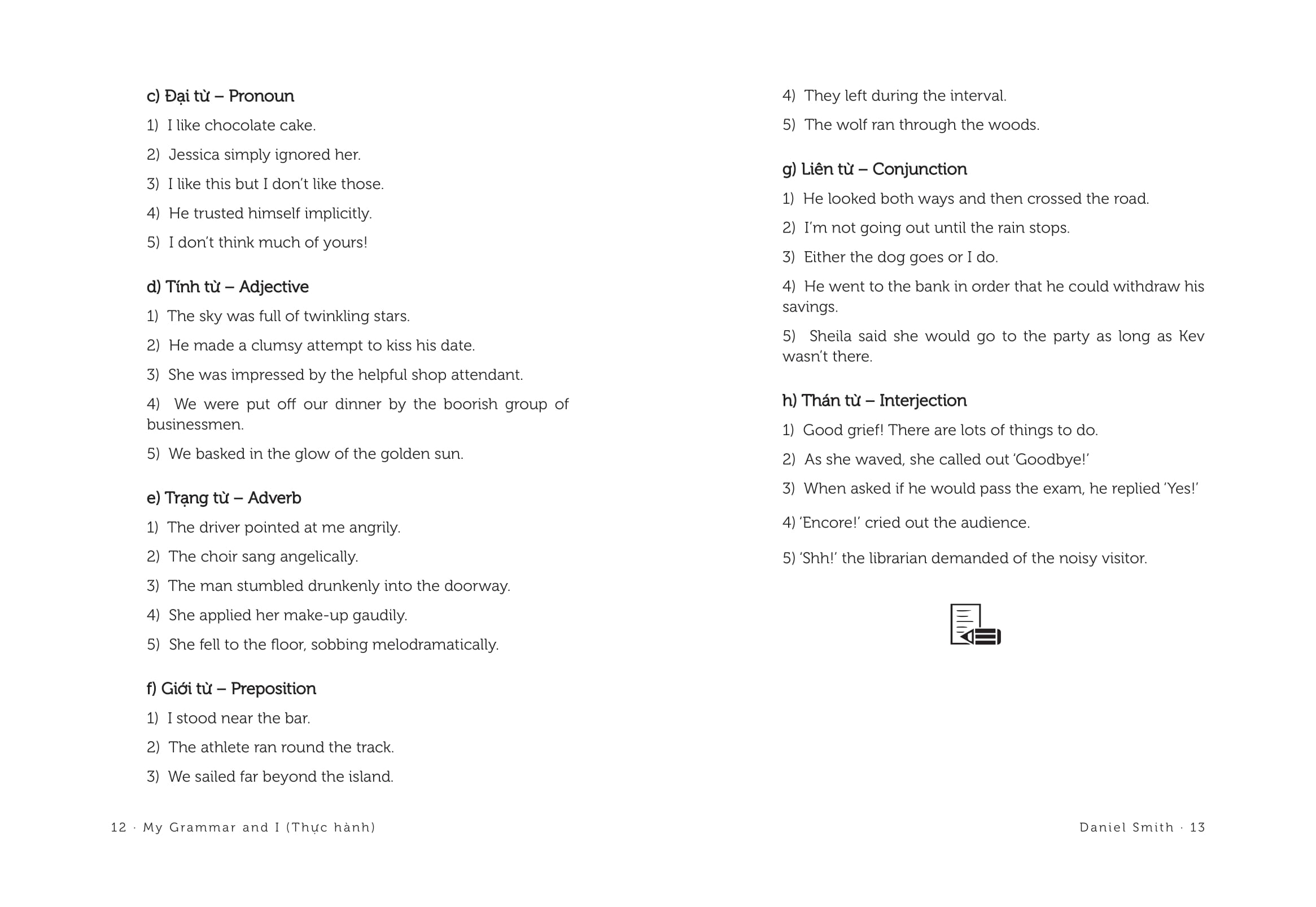 my grammar and i - thực hành