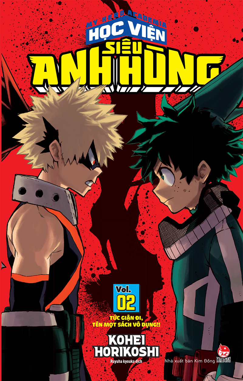 my hero academia - học viện siêu anh hùng - tập 2 - tức giận đi, tên mọt sách vô dụng!! (tái bản 2025)