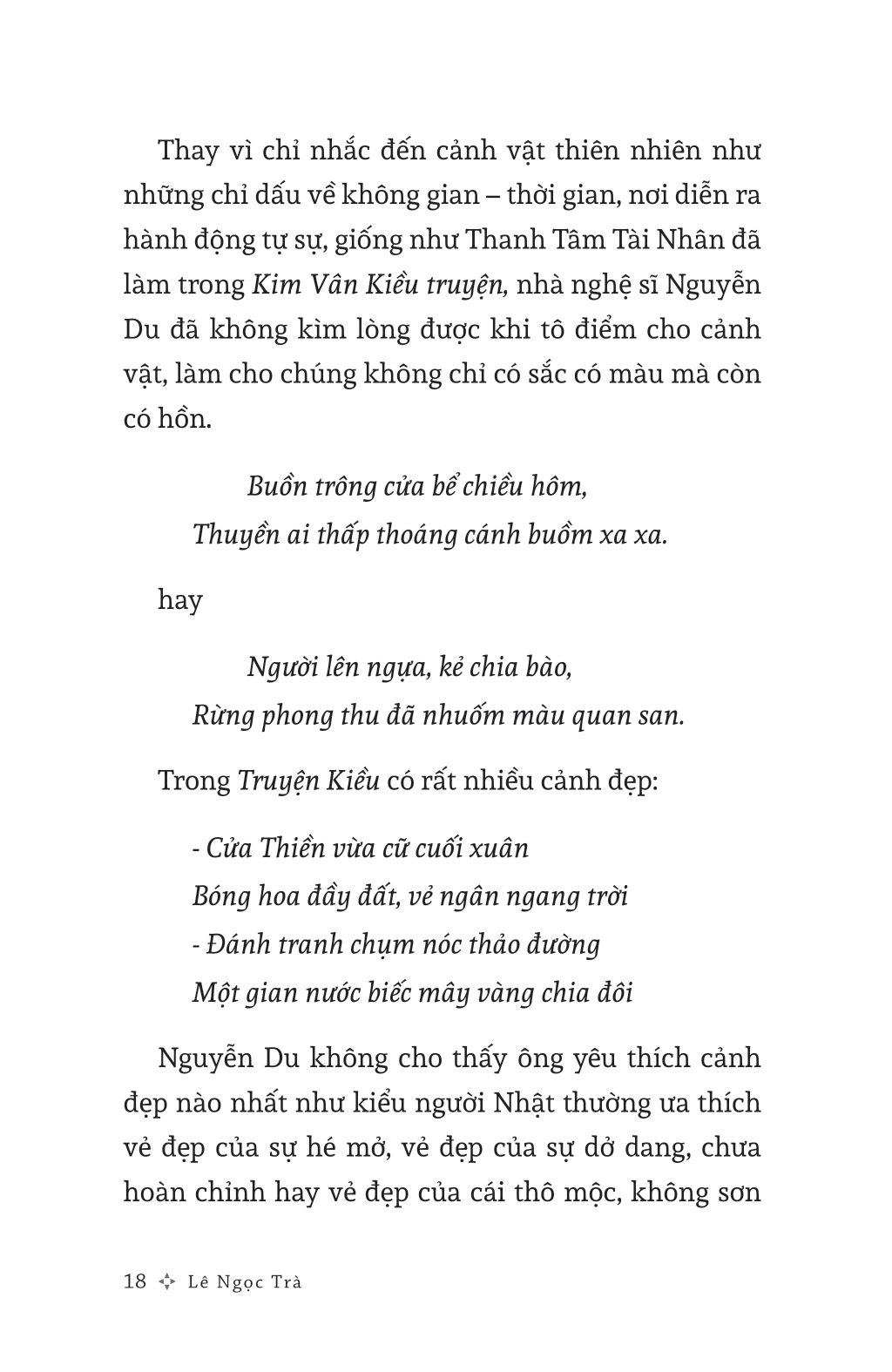 mỹ học của nguyễn du