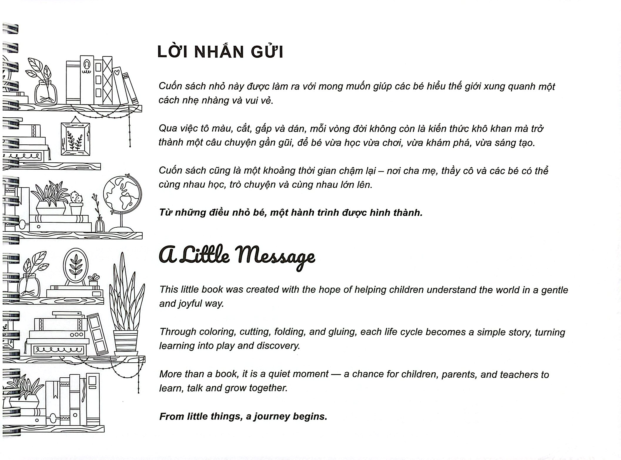 My Life Cycle Activity Book - Vòng Đời Kỳ Diệu - Khám Phá Tự Nhiên Qua Tô Màu, Cắt Dán, Và Gấp