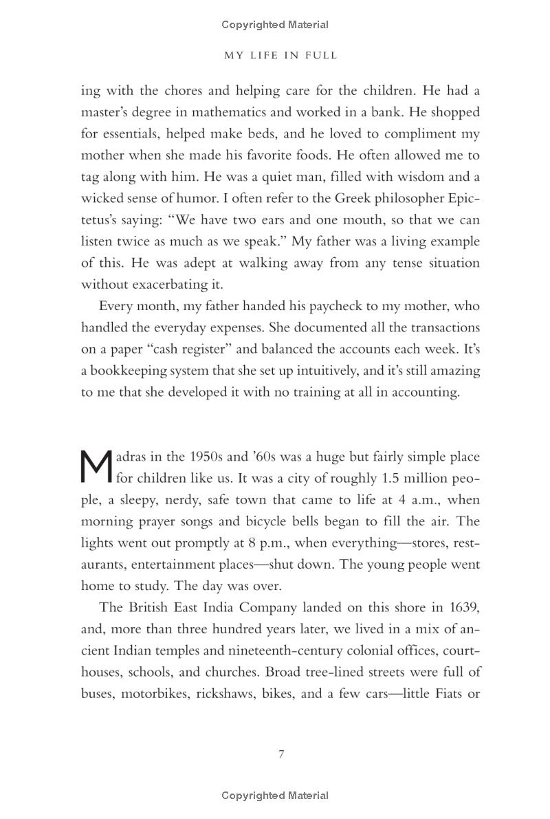 my life in full : work, family and our future