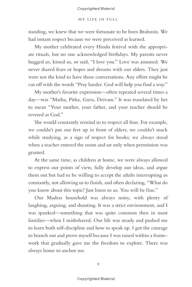 my life in full : work, family and our future