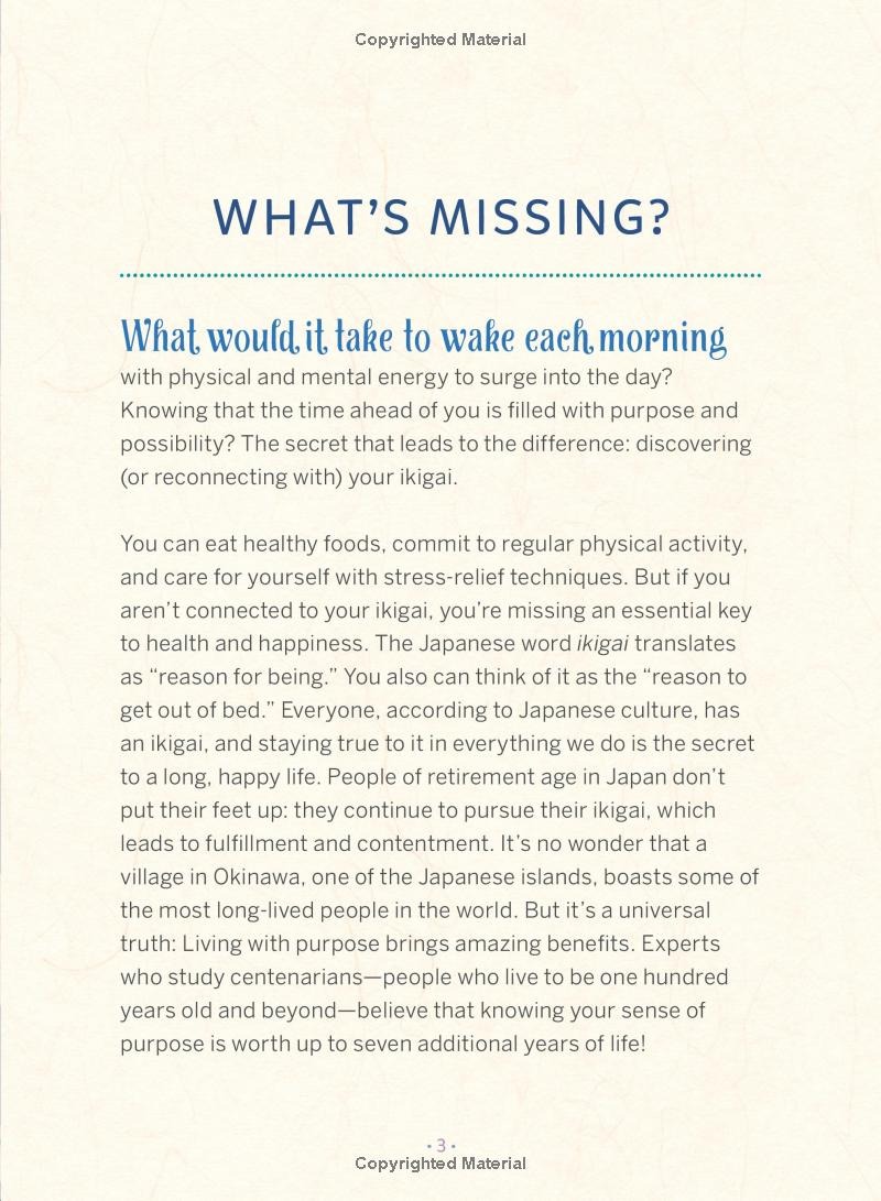 my little ikigai journal