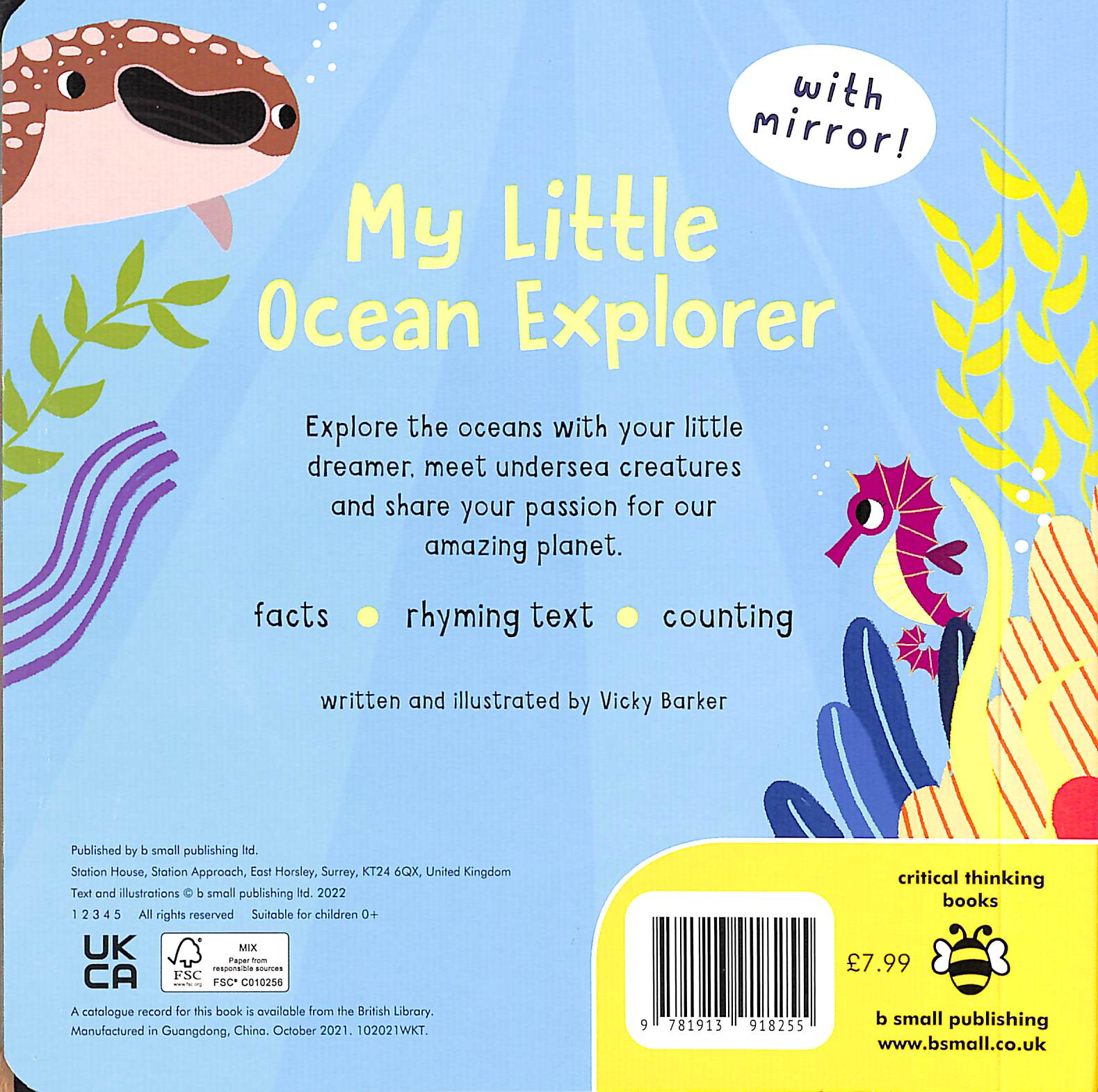 my little ocean explorer: mirror book