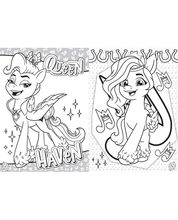 my little pony - colouring book - be brave, be kind