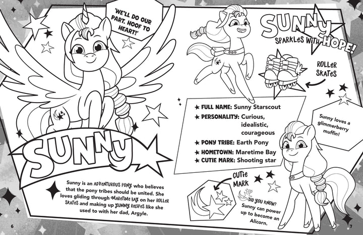 my little pony - mega colouring book - tell your tale