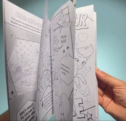 my little pony - mega colouring book - tell your tale
