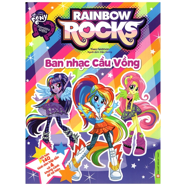 my little pony - rainbow rocks - ban nhạc cầu vồng (hình dán)