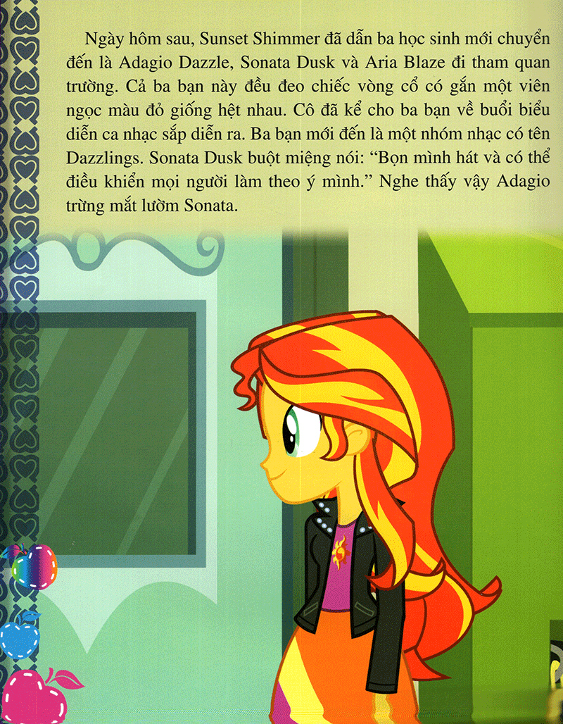 my little pony - rainbow rocks - ban nhạc cầu vồng (hình dán)