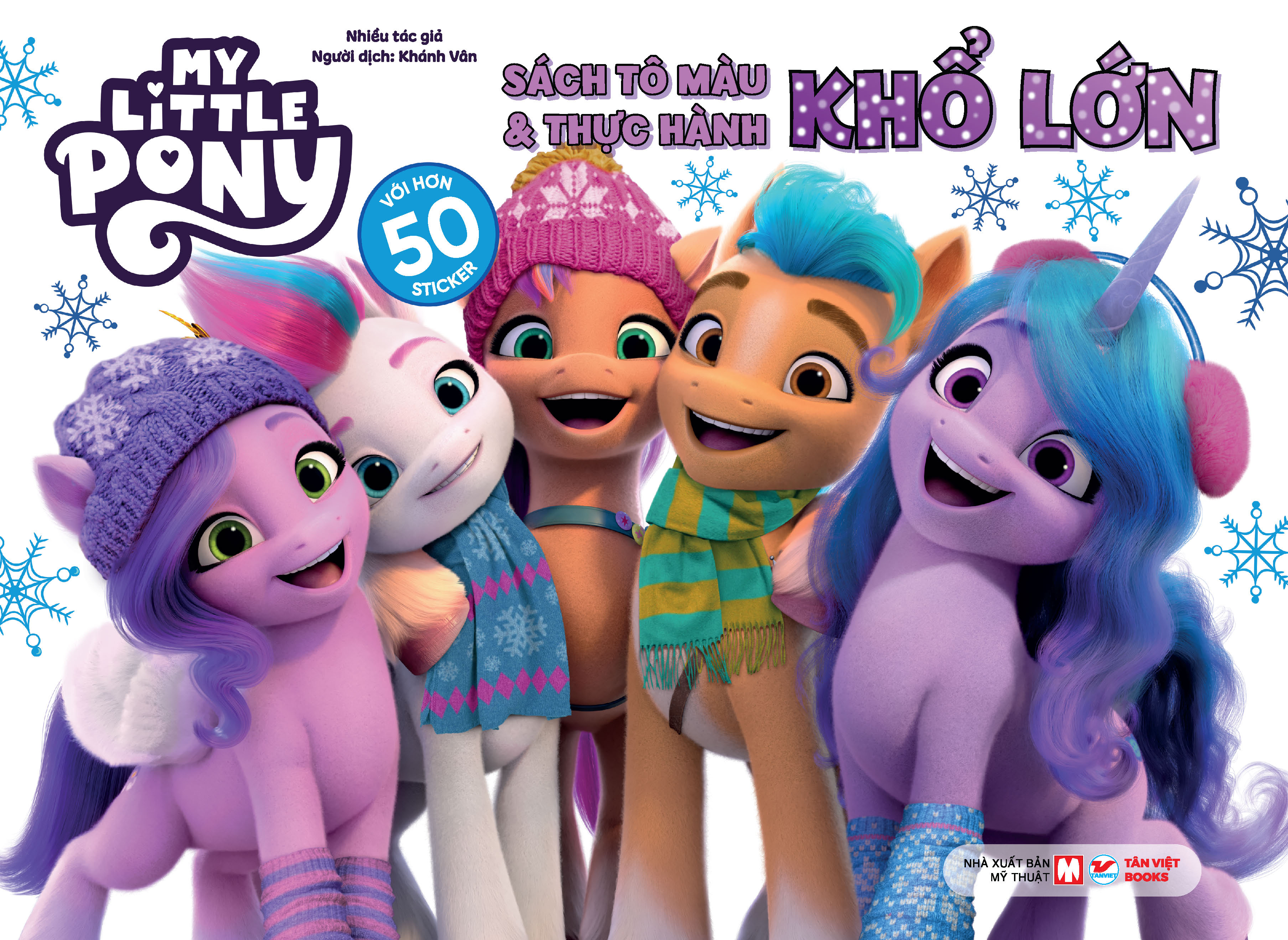 my little pony - sách tô màu & thực hành khổ lớn