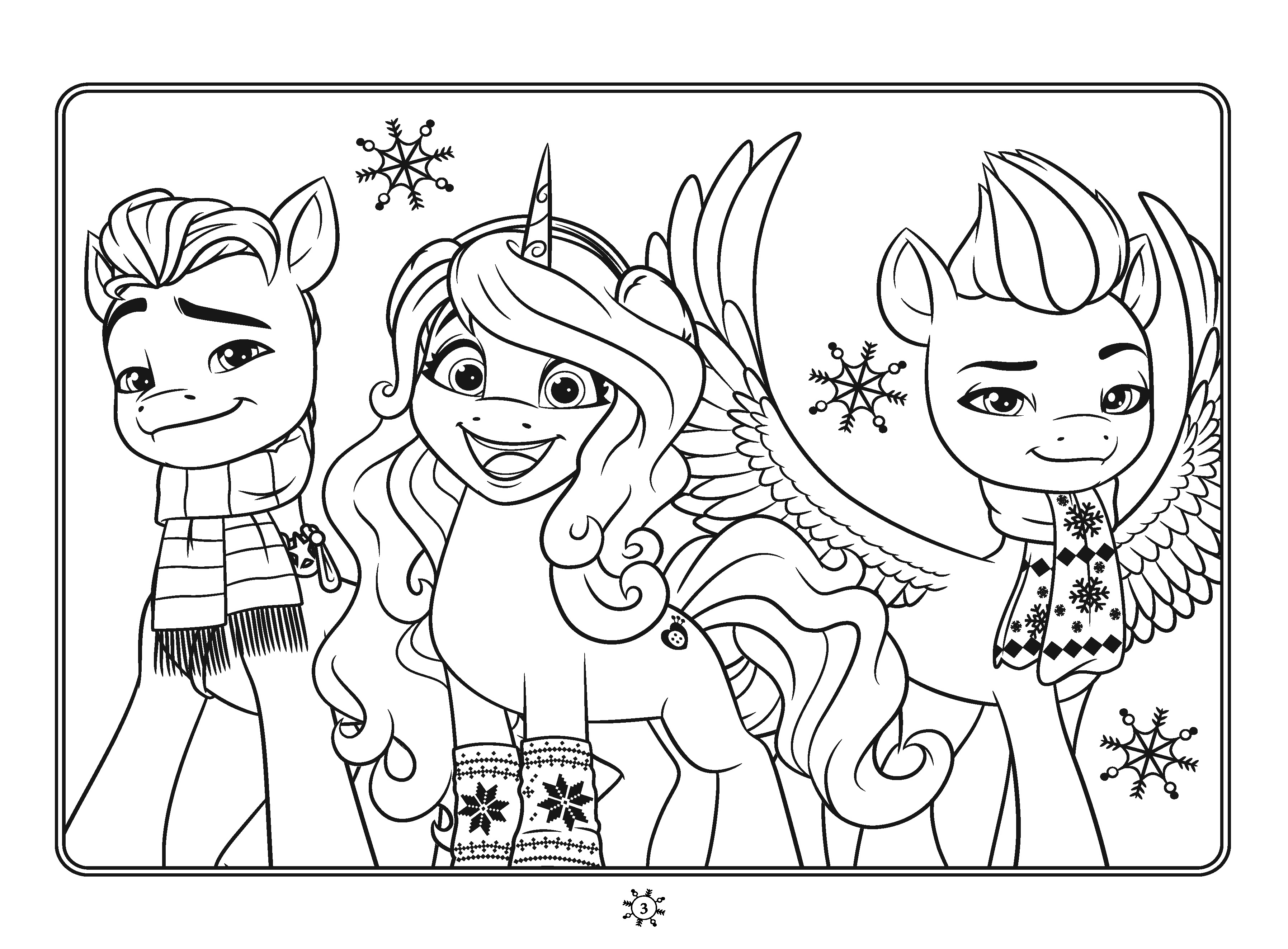 my little pony - sách tô màu & thực hành khổ lớn