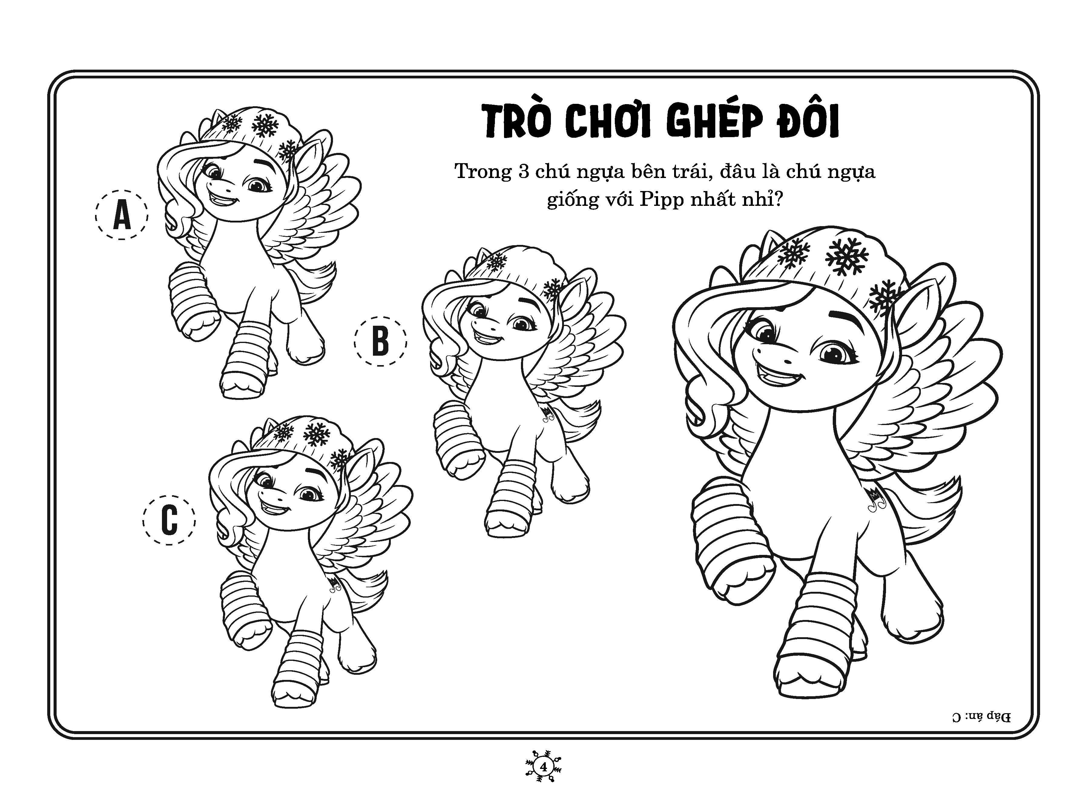 my little pony - sách tô màu & thực hành khổ lớn