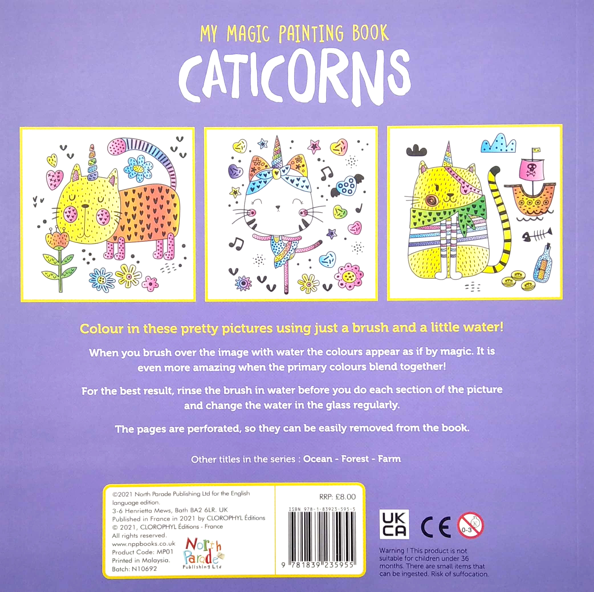 my magic painting book: caticorns