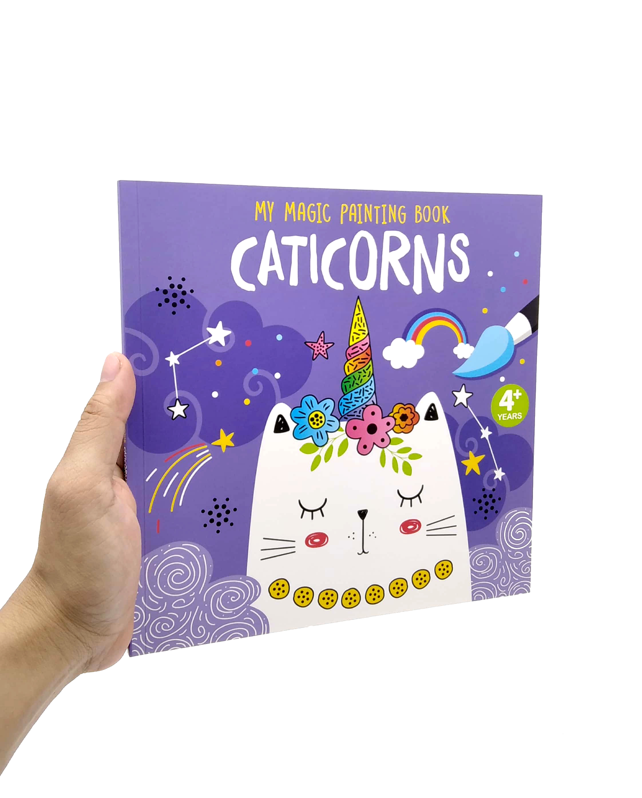 my magic painting book: caticorns