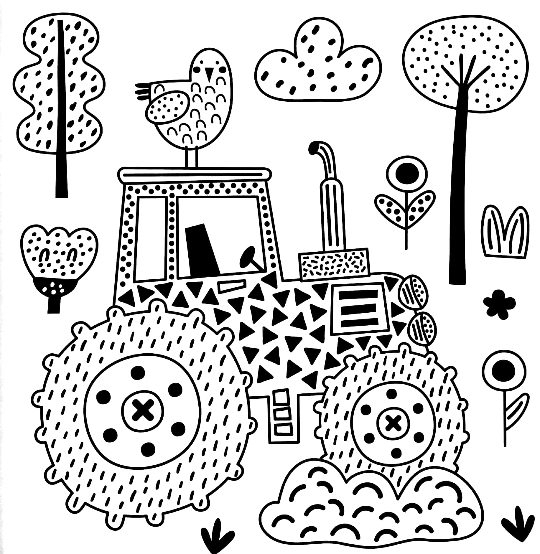 my magic painting book: farm