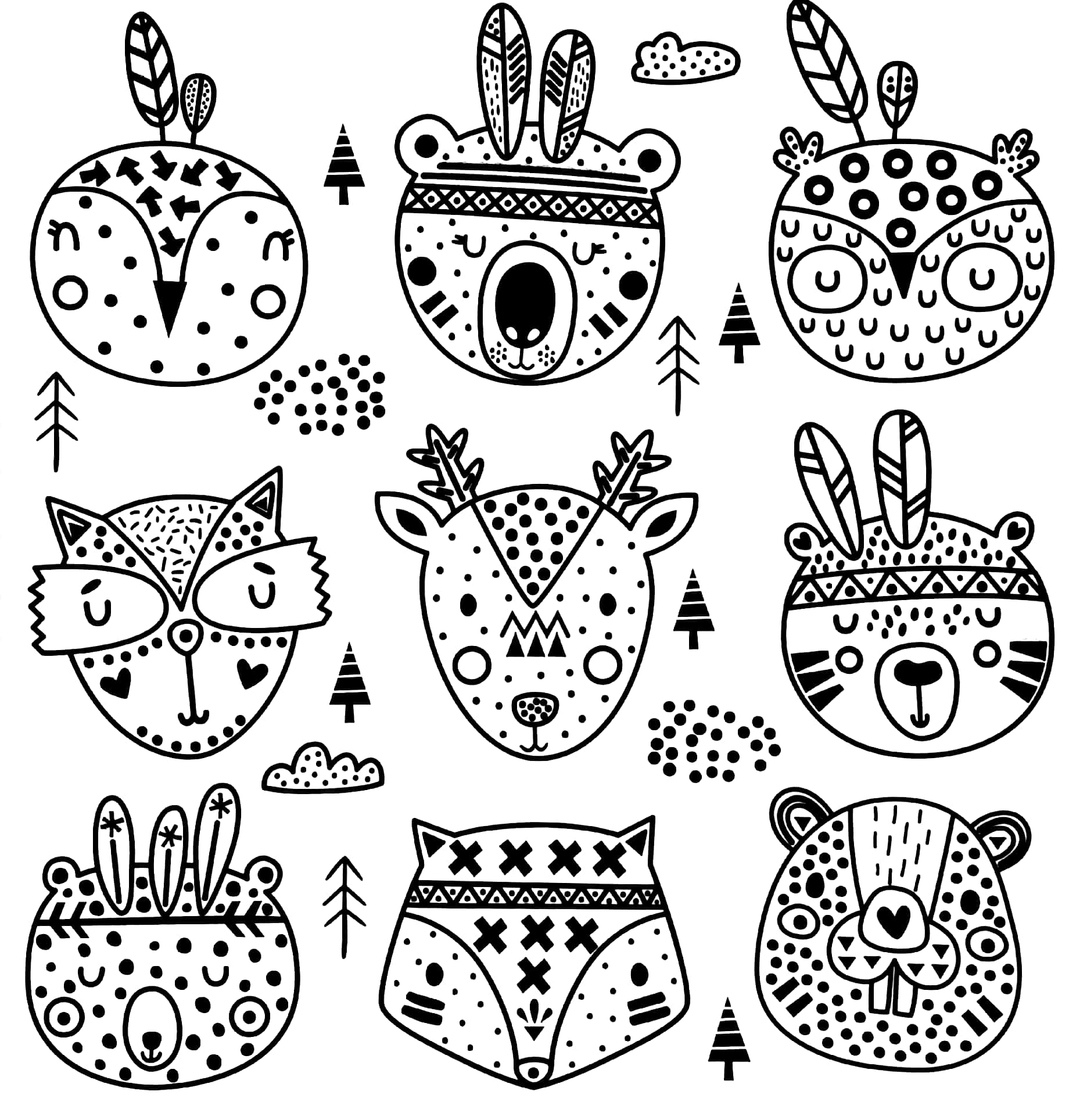 my magic painting book: forest