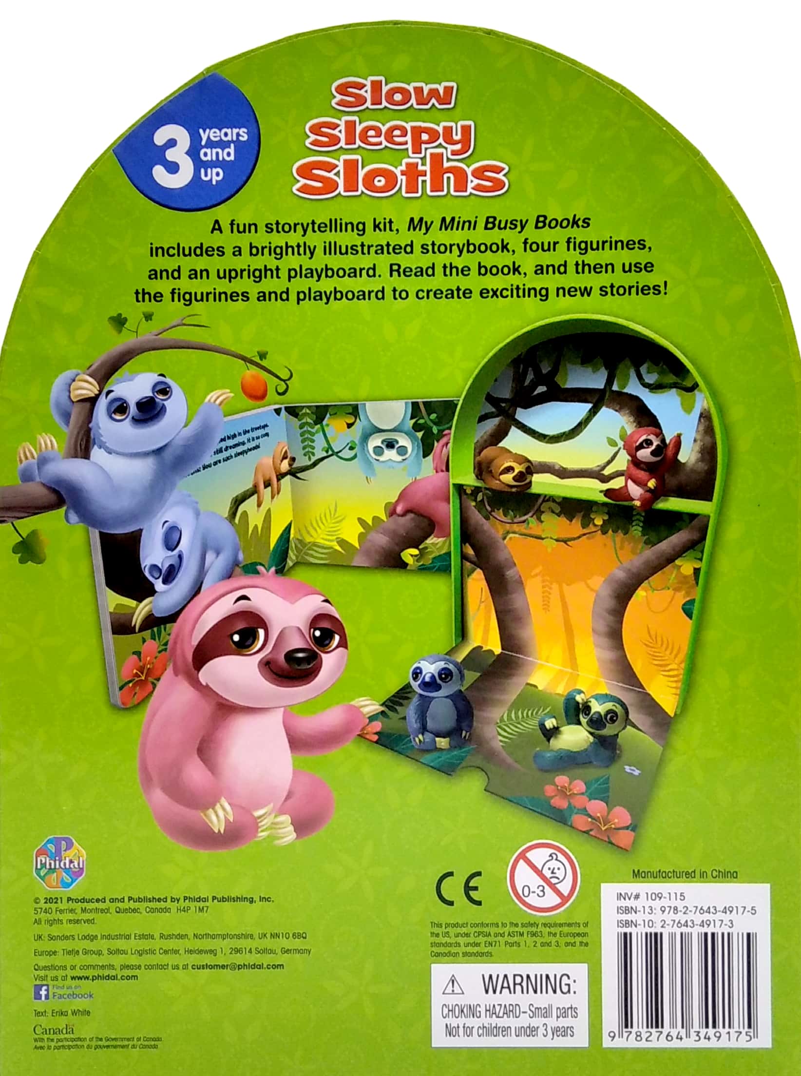 my mini busy book: slow sleepy sloths