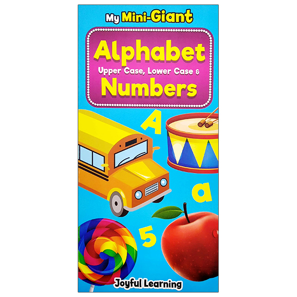 my mini giant: alphabet upper case , lower case & numbers