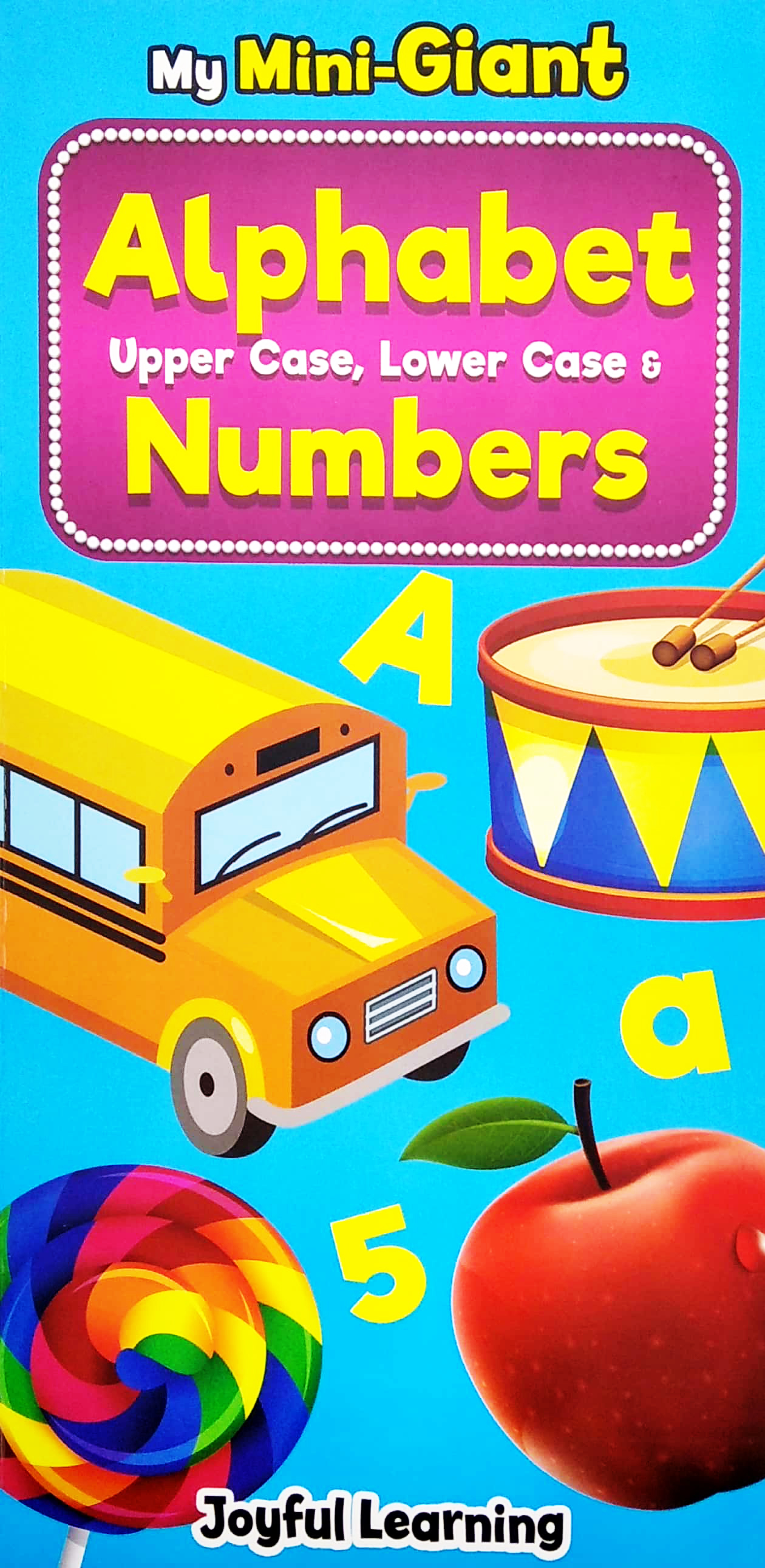 my mini giant: alphabet upper case , lower case & numbers