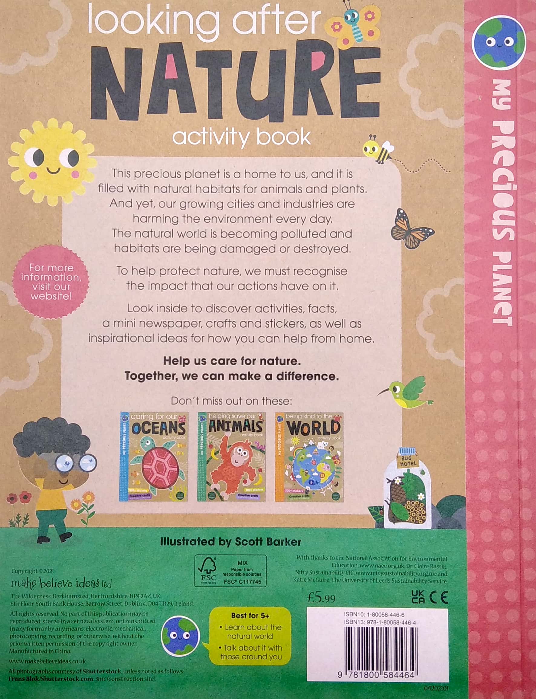 my precious planet looking after nature activity book